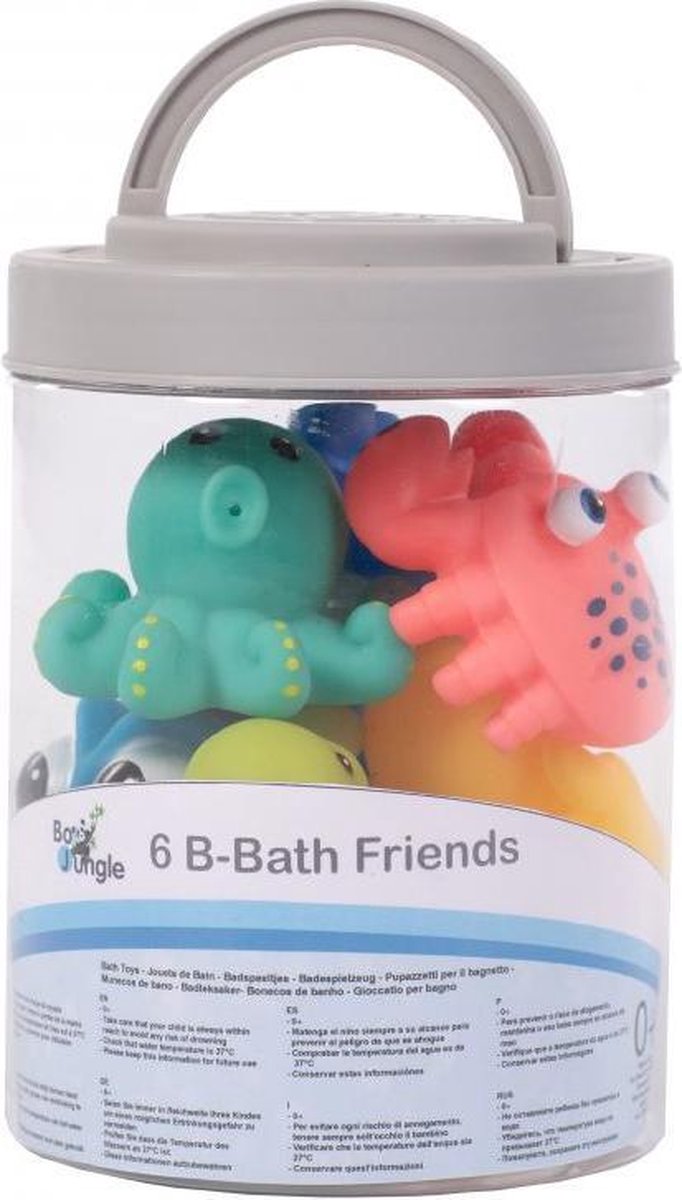 Bo Jungle B-Friends badspeeltjes | 6 stuks